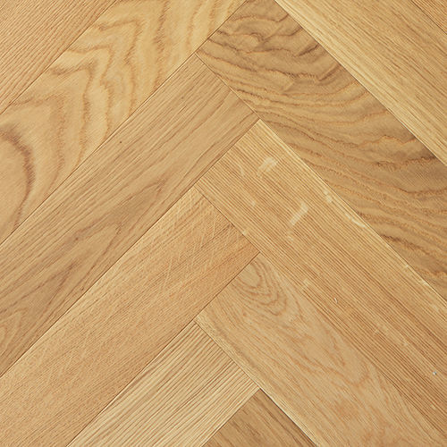 Паркет из паркетной доски - HERSTM-OAK220 - lesna - из дуба / «елочка» / матовый