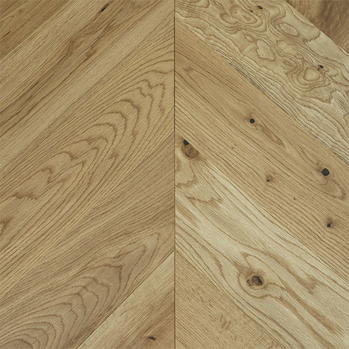 Паркет из паркетной доски - HERLOU-OAK420 - lesna - из дуба / «венгерская елка» / лакированный