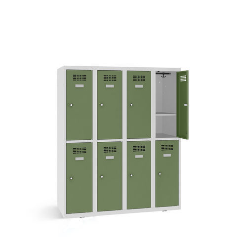 Шкафчик из стального листа - 1220-040215-1201112_V.444 - Lockeel - из стали, покрытой порошком / стандартный / для профессионального использования