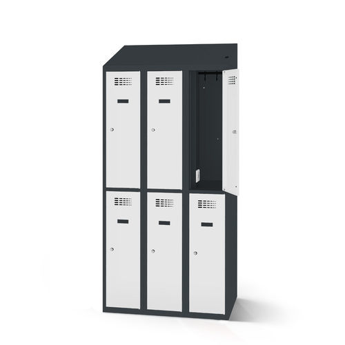 Шкафчик из стали - 1280-030200-1201112_V.435 - Lockeel - из стали, покрытой порошком / из листового металла / с ключом