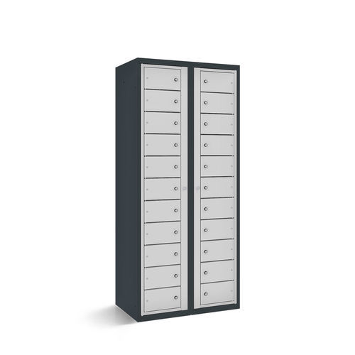 Шкафчик из нержавеющей стали - 1421-021100-0801112_V.479 - Lockeel - из стального листа / из стали, покрытой порошком / RFID