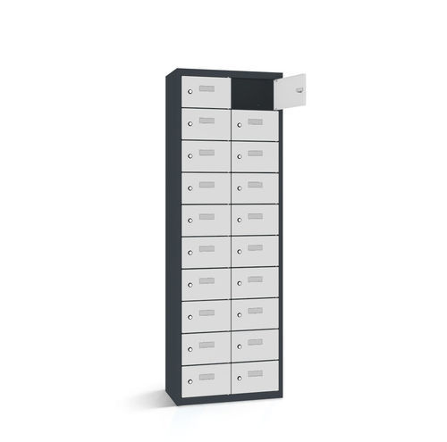 Шкафчик из стали - 2161-021000-0801112_V.487 - Lockeel - из стального листа / из стали, покрытой порошком / RFID