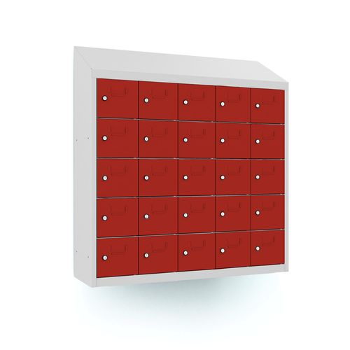 Шкафчик из стального листа - 2151-050502-1001111_V.459 - Lockeel - из стали, покрытой порошком / RFID / с ключом