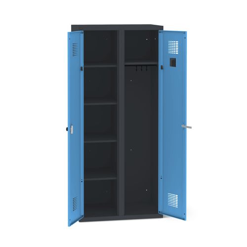 Шкафчик для раздевалки из стали - 1140-020121-0601112_V.447 - Lockeel - из стального листа / из стали, покрытой порошком / для офиса