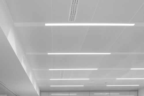 Подвесной потолок из стали - VERT BANDRASTER - Vertebra - из гальванизированной стали / из алюминия / из плит