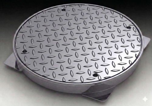Крышка люка из нержавеющей стали - Inza Inox S.L. - круглая / сборная / A15