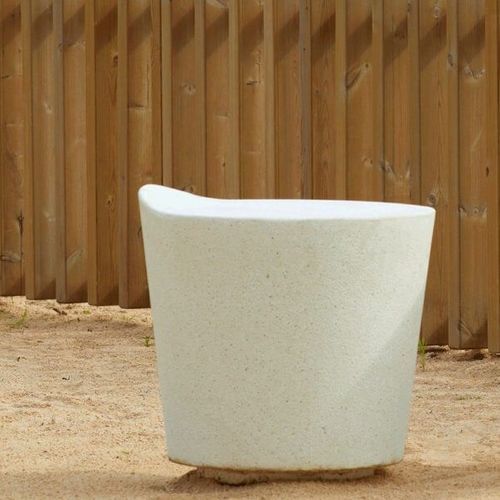Современный табурет - UTAR - RYM URBAN FURNITURE, S.L. - из бетона / с основанием из бетона / с подсветкой