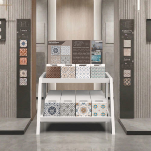Односторонний выставочный стенд для плитки - KIOSK - ETALAGE - модульный / для бытового использования / для профессионального использования