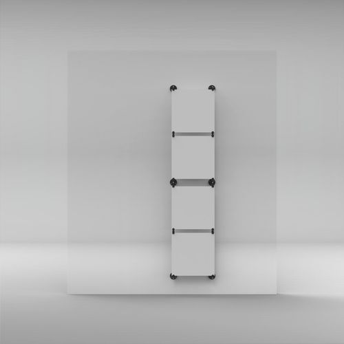 Настенный выставочный стенд для плитки - FLEXIWALL - ETALAGE - односторонний / для профессионального использования / посеребренный