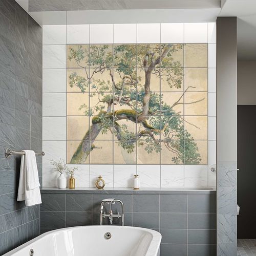 Плитка из фарфора - TREE BRANCHES - Tempera Art Design - набивная / для интерьера / для внутреннего применения