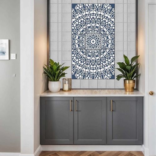 Плитка из фарфора - MANDALA - Tempera Art Design - набивная / для внутреннего применения / внутренняя