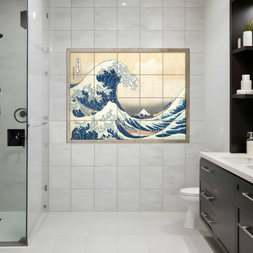 Плитка из фарфора - THE GREAT WAVE OFF KANAGAWA - Tempera Art Design - набивная / цифровая печатная / для внутреннего применения