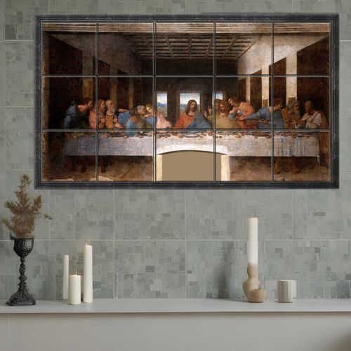 Плитка из керамики - THE LAST SUPPER  - Tempera Art Design - из фарфора / из мрамора / внутренняя