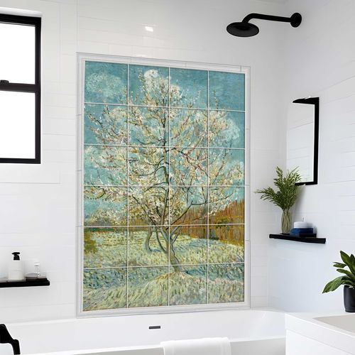 Плитка из фарфора - PEACH TREE - Tempera Art Design - из мрамора / глянцевая / для интерьера