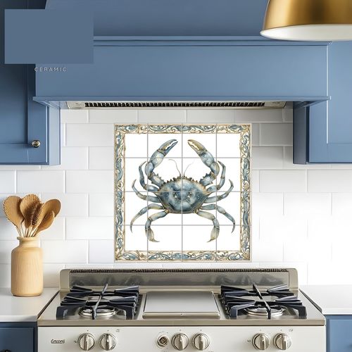 Комод для кухни из фарфора - CRAB  - Tempera Art Design - с рисунком / рисунок с животными / устойчивый к УФ-лучам