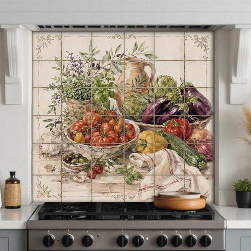 Плитка из керамики - RUSTIC VEGETABLE - Tempera Art Design - набивная / для сельской местности / для внутреннего применения