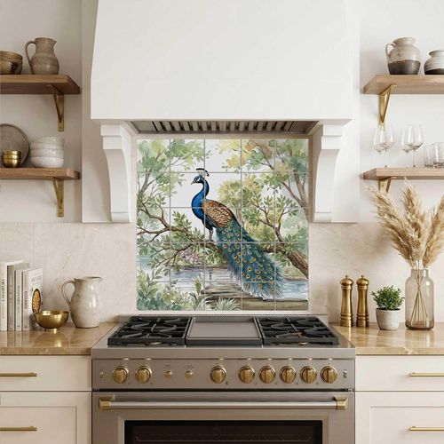 Комод для кухни из керамики - Tempera Art Design - рисунок с животными / персонализированный / термостойкий