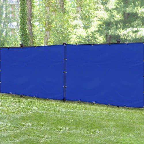 Разделительная перегородка панель - HEAVY DUTY CUSTOM FENCE - Covers & All - из полиэстера / штукатурка ПВХ / имитация ткани