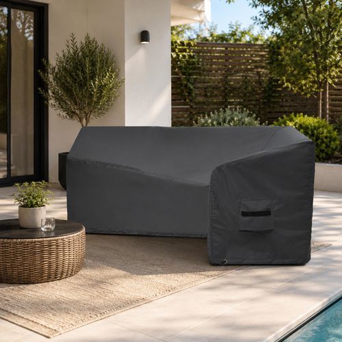 Защитный чехол для дивана - L SHAPE COUCH CUSTOM- DESIGN 2 - Covers & All - из ткани / герметичный / анти-УФ