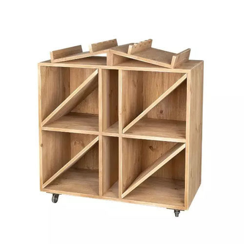 Выставочный стенд-витрина для бутылок - CO04340F - Tradis Design - из цельной древесины / односторонний / 6 уровней