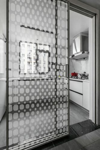 Стеклянная панель с пескоструйной обработкой - POIS CARRÉS - Infiniglass - структурная / декорированная / цветная
