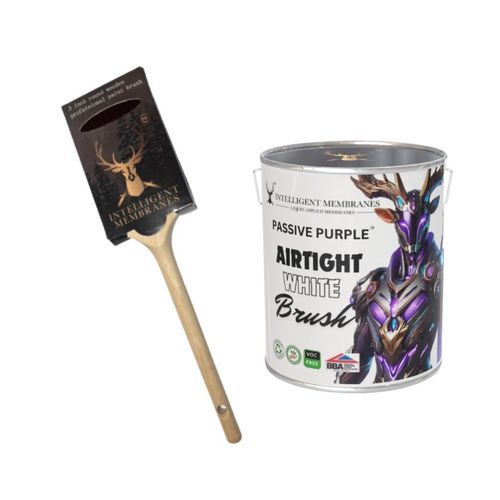 Конденсационный экран из полимера - AIRTIGHT WHITE BRUSH PACK - Intelligent Membranes - жидкость без COV (летучих органических соединений) / для стены / для напольной поверхности