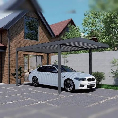 Навес для автомобиля бытового применения - ST-100-E-KD - ALUX Pergola - для гаража / для парковки / персонализированный