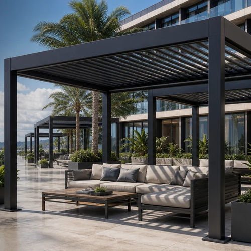 Самонесущая пергола - ALUX Pergola - для крепления анкерами / из алюминия / из стали