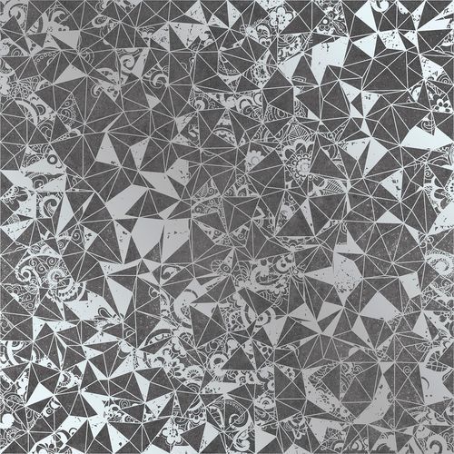 Плитка из фарфора - Trencadis - ROCED - металлизированная / для интерьера / настенная