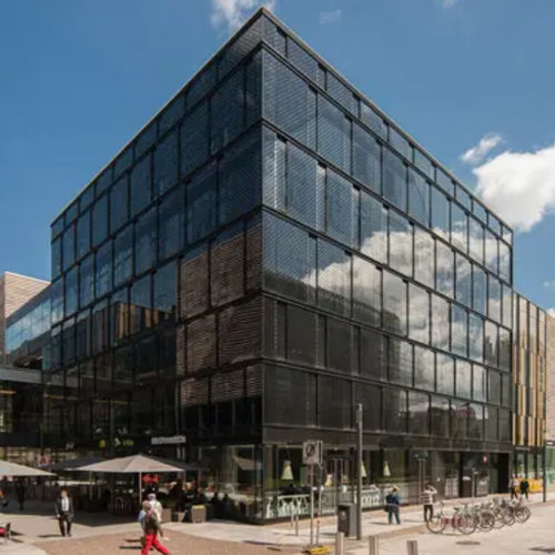 Стеклянная панель с настилом - PARSOL&reg; ULTRA GRIS - Saint Gobain Glass France - глянцевая / полупрозрачная / трафаретная
