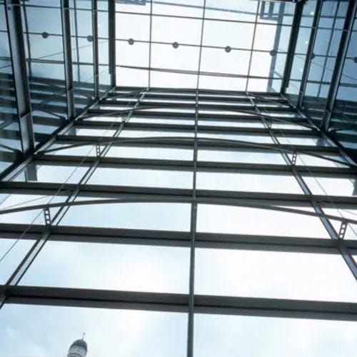 Стеклянная панель для безопасности - CLIMAPLUS&reg; - CLIMATOP - Saint Gobain Glass France - с малым коэффициентом излучения / изоляционная / акустическая