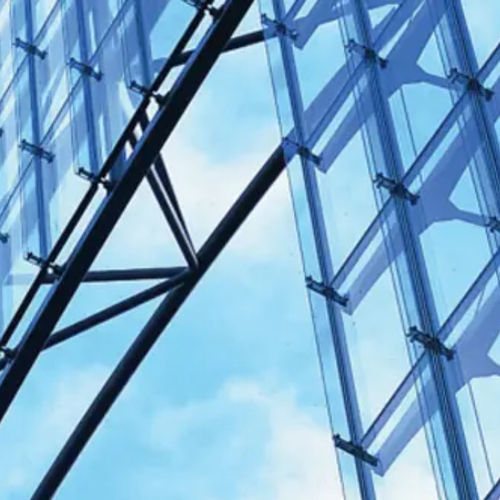 Фасад из стекла - SPIDER GLASS&reg; - Saint Gobain Glass France - фиксированный / устойчивый к погодным катаклизмам