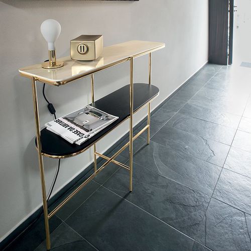 Современный стол-консоль - PURO - calligaris - из дерева / из стекла / из керамики