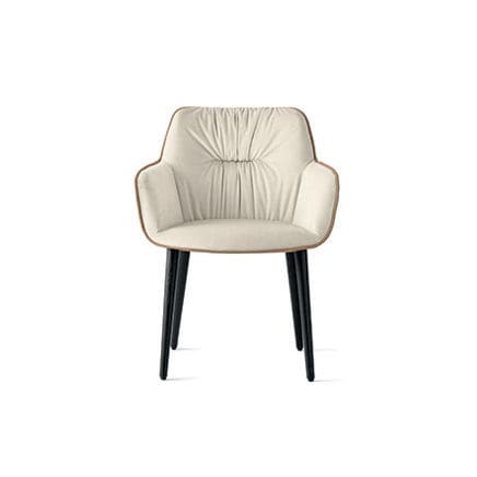 Современный cтул - cocoon - calligaris - для интерьера / из ткани / из кожи