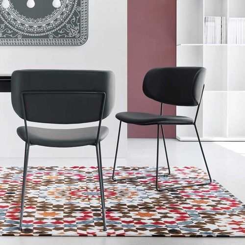 Современный cтул - CLAIRE - calligaris - для интерьера / из ткани / из кожи