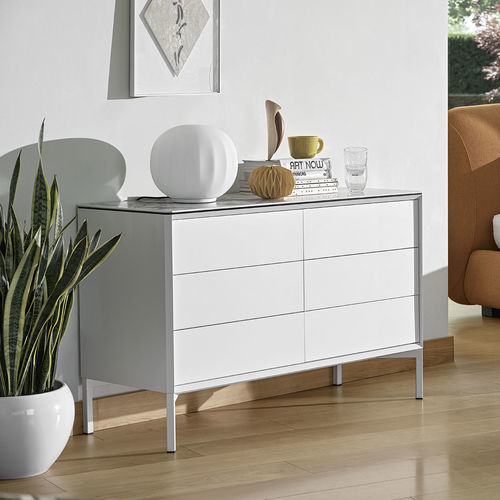 Современный комод - york - calligaris - из дерева / из керамики / прямоугольный