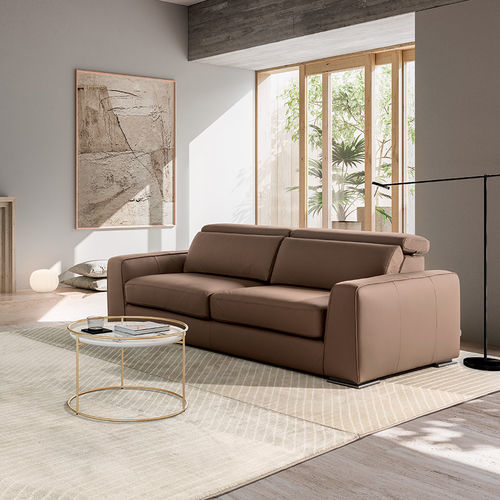 Угловой диван - cast - calligaris - современный / из ткани / из кожи