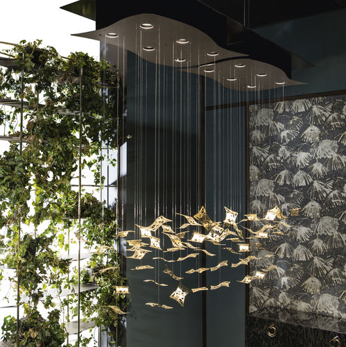 Современная люстра - Manta Ray - CANTORI - из латуни / LED / позолоченная