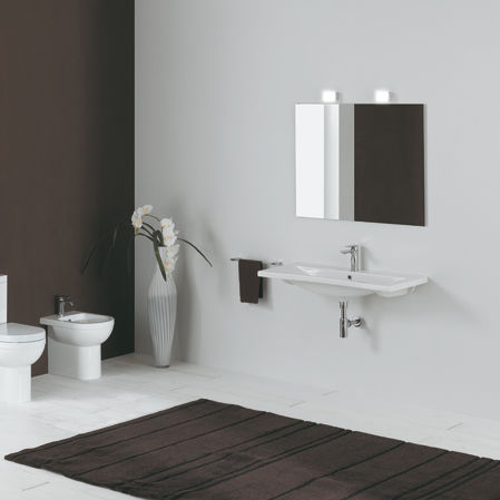 Подвесная раковина - CLEVER 60 - Ceramica Althea - из керамики / прямоугольная / 1 отверстие