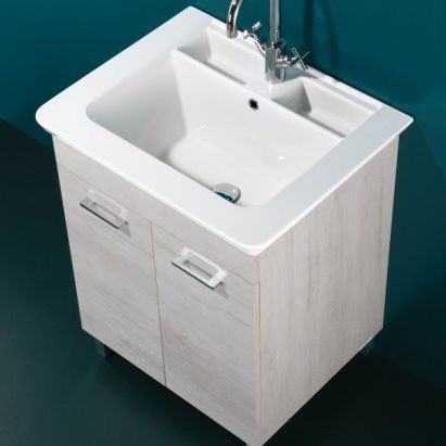 Встроенная раковина - DEEP SYSTEM® - Ceramica Althea - из керамики / прямоугольная / 1 отверстие