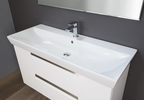 Встроенная раковина - JET - Ceramica Althea - из керамики / прямоугольная / 1 отверстие