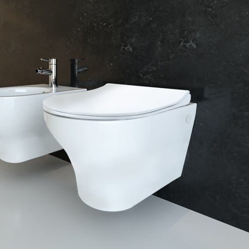 Подвесной унитаз - SOLI  - Ceramica Althea - из керамики / для бытового использования / овальный
