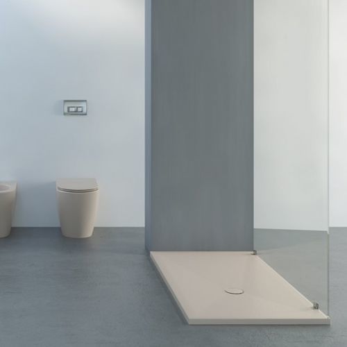 Прямоугольный душевой поддон - JO' - Ceramica Althea - приподнятый / из керамики / по индивидуальному заказу