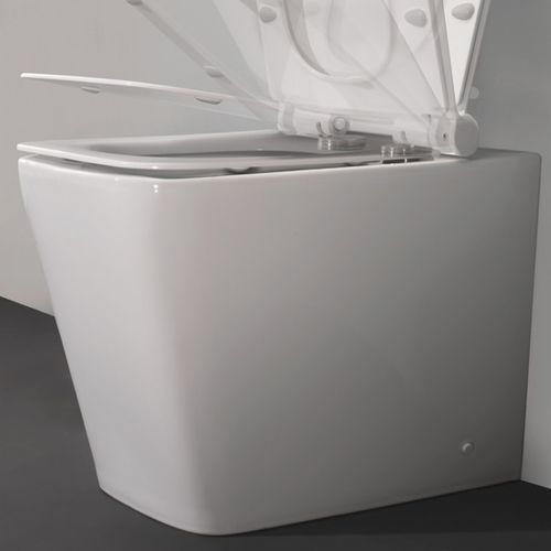 Приставной унитаз - FUJI - Ceramica Althea - из керамики / для бытового использования / прямоугольный