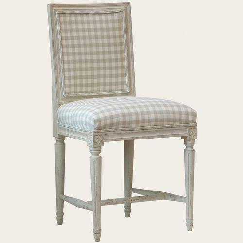 Cтул В стиле Густава - GUS 015 - CHELSEA TEXTILES - для интерьера / из ткани / из цельной древесины
