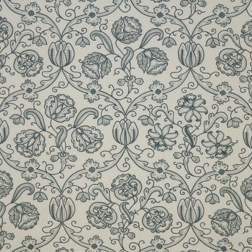 Обивочная ткань - TUDOR TRELLIS  - CHELSEA TEXTILES - с рисунком / из хлопка / из льна