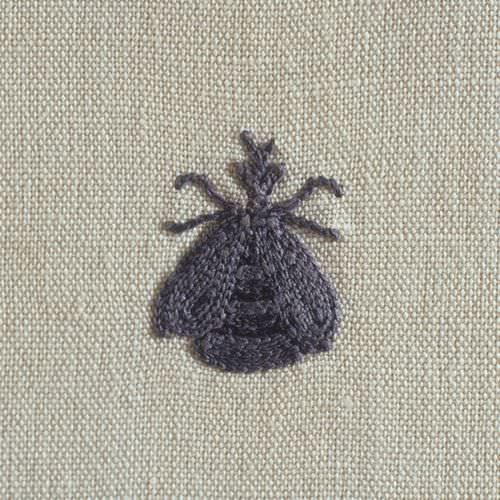 Обивочная ткань - NAPOLEON BEES - CHELSEA TEXTILES - с рисунком / из хлопка / из льна
