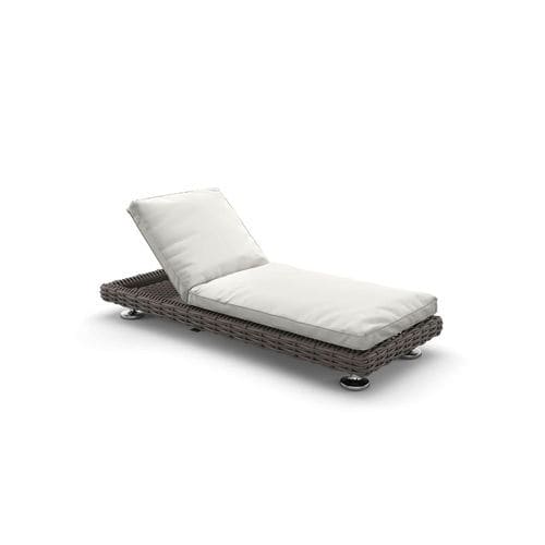 Современный садовый шезлонг - PAROS  - DEDON GmbH - из ткани / из синтетического волокна / из алюминия