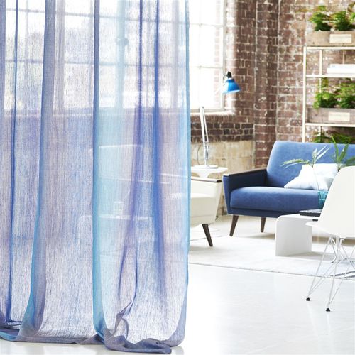 Однотонная гардинная занавеска - CASSANO - DESIGNERS GUILD - моющаяся / ткацкое производство / полупрозрачная