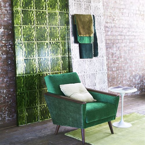Обивочная ткань - ZARAGOZA - DESIGNERS GUILD - однотонная / из бархата